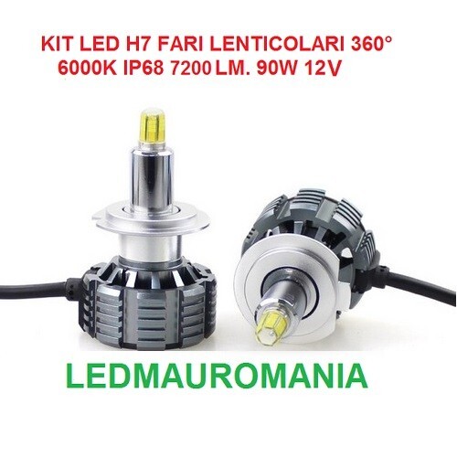 Kit led 90w 12v - 12v, faro