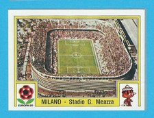 FIGURINA CALCIATORI PANINI EUROPA 80 - RECUPERO - N.27 STADIO G. MEAZZA MILANO