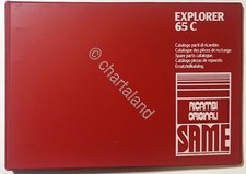 Catalogo Parti di Ricambio Originali SAME Trattori - Explorer 65 C - ed. 1985