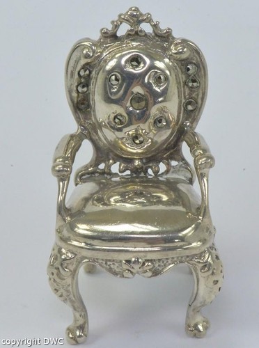 Sedia poltrona argento 800 - sedia,
