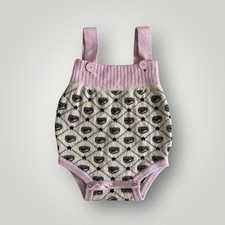 Pagliaccetto tutina da gioco Chiara Ferragni bambino monnalisa lana 9 M