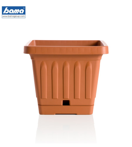 Vaso terra quadrato 50 - vaso,