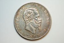NA0010 - 5 Lire 1877 Vittorio Emanuele II MB