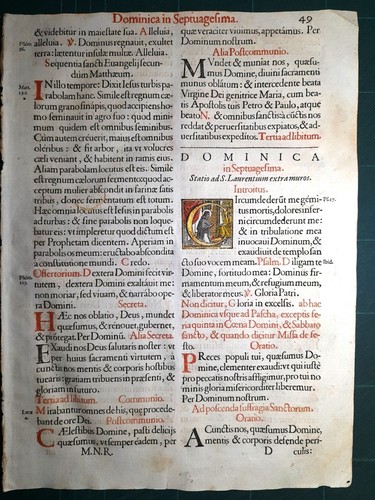 Pagina messale cattolico - messale,