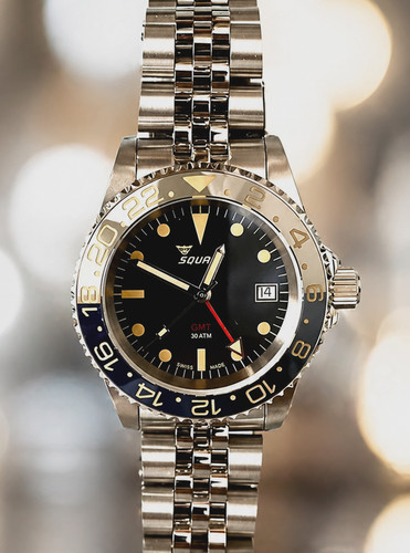 Squale 1545 gmt 30atm auto - gmt,