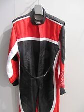 TUTA KART  60 NERO ROSSO BIANCO OMP DUEL KK01712 OMOLOGAZIONE CIK-FIA SCADUTA