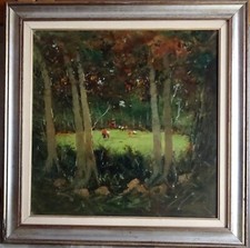 VECCHIO QUADRO DIPINTO AD OLIO FIRMATO