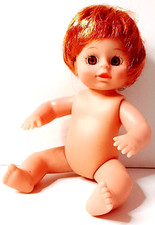 ZY TOYS 80s mini doll red hair - bambola piccola capelli rossi