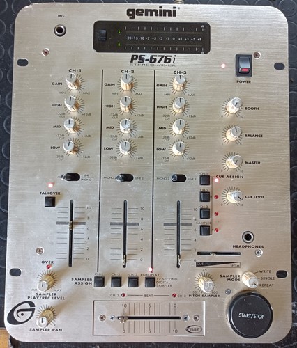 Gemini 676i mixer dj - gemini, ps-676i_mixer