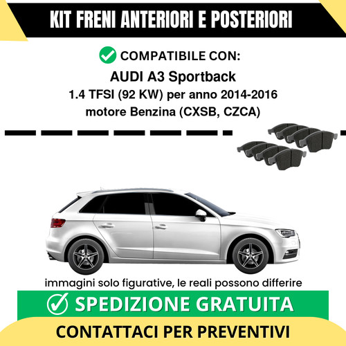 Pastiglie freno ant - pastiglie, post