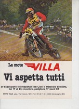 advertising Pubblicità-MOTO VILLA CROSS 1979 MOTOITALIANE MOTOCROSS EPOCA