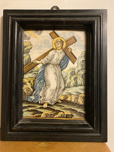 Placca mattone maiolica - placca,