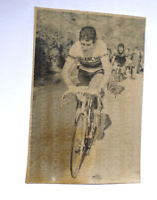  VINTAGE VECCHIA FOTO CICLISTA Felice GIMONDI BICI DA CORSA BICICLETTA CICLISMO