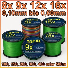 TOP 12 Lenza da Pesca Intrecciata Verde 100-500 m Braid Line 0,10 -0,60mm