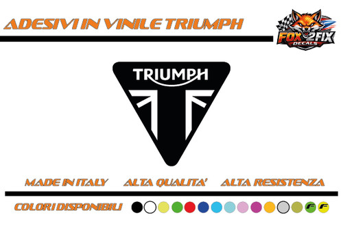 Adesivi auto moto triumph - ,