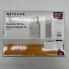 Netgear Power Line HD Plus Kit Adattatore Ethernet HDXB111 Sigillato. Spedizione gratuita