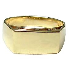 Anello Chevalier in Oro Giallo 18 kt a Fascia Lucido per Uomo anche per Mignolo