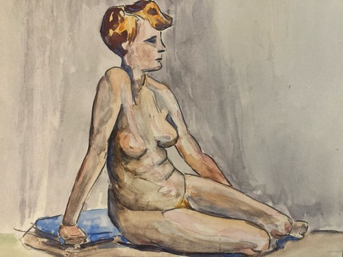Beau dessin femme nue - art, nu