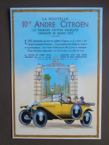 Carte postale publicitaire - carte,