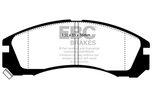 Ebc ultimax front - ultimax, brake