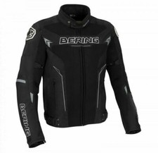 Bering Mistral Giacca Donna CE Moto Maglia Aria - Bianco e Nero