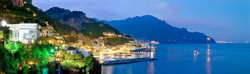 Quadro veduta amalfi costiera - veduta,