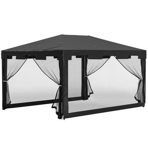 Outsunny gazebo 4x3 con - gazebo, m
