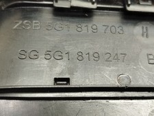 5G1819703 Bocchetta aria sinistra per VOLKSWAGEN GOLF VII LIM. 2.0 2012 5310257