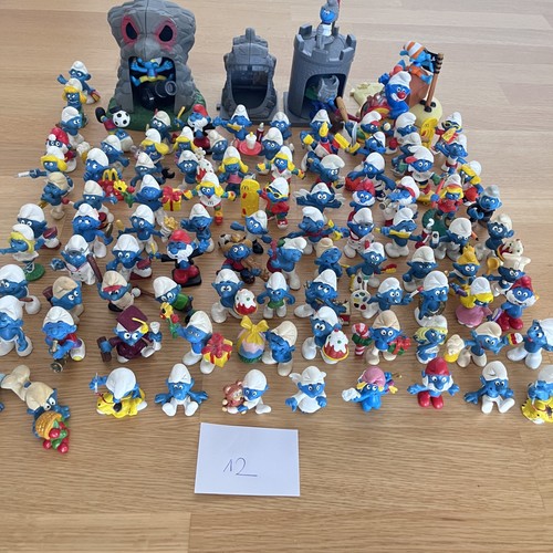 Lotto 100 puffi schleich - 100,
