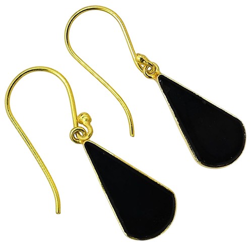 Orecchini brasile onice nera - orecchini,