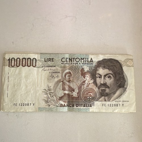 Italy 100000 lire banknote - 100000,