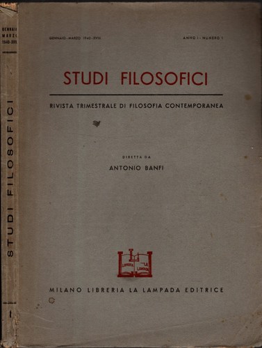 Studi filosofici rivista - filosofici,