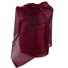 Stola bordeaux donna organza