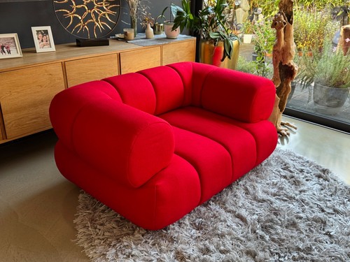 Divano piccolo rosso loveseat - divano,