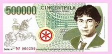 ITALIA NLP 500000 LIRE 1996