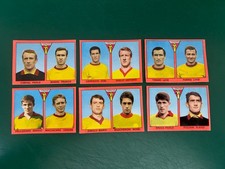 LOTTO DI 6 FIGURINE CALCIATORI