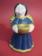 THUN - Angelo blu con ciotola Terracotta altezza 15 cm Fuori Produzione RARO