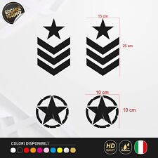 4 Adesivi Stelle Graduate