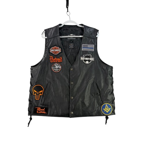 Harley davidson gilet pelle - harley,