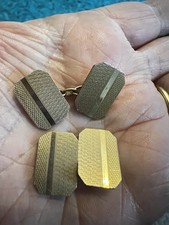 Gemelli vintage HG&S oro 12 ct