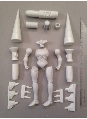Jeeg unassembled model - 23,