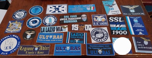 Lotto adesivi ultras lazio - adesivi,