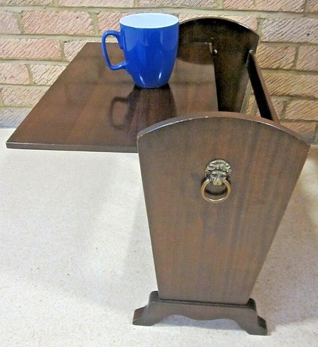 Teak coffee side table - side, &