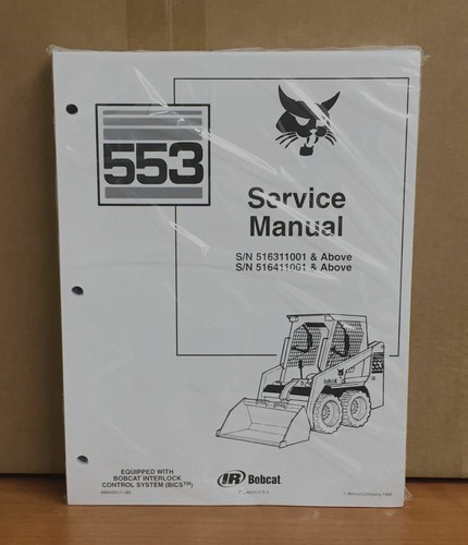 Bobcat 553 skid steer - steer, loader