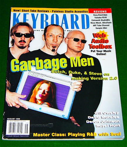 Keyboard magazine 1999 garbage - magazine,
