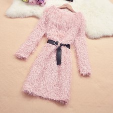 Abito Mini Fuzzy A Maniche