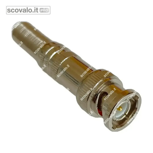 Connettore bnc con guida cavo - connettore,
