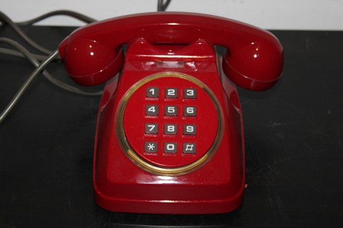 Telefono verniciato rosso - telefono,