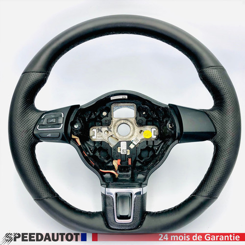 Volante nero appiattito tuning - nero,