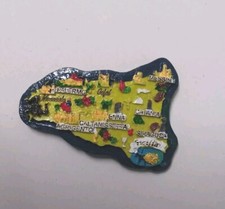 MAGNETE CALAMITA RESINA FRIGO  SOUVENIR FRIDGE MAGNETE   SICILIA